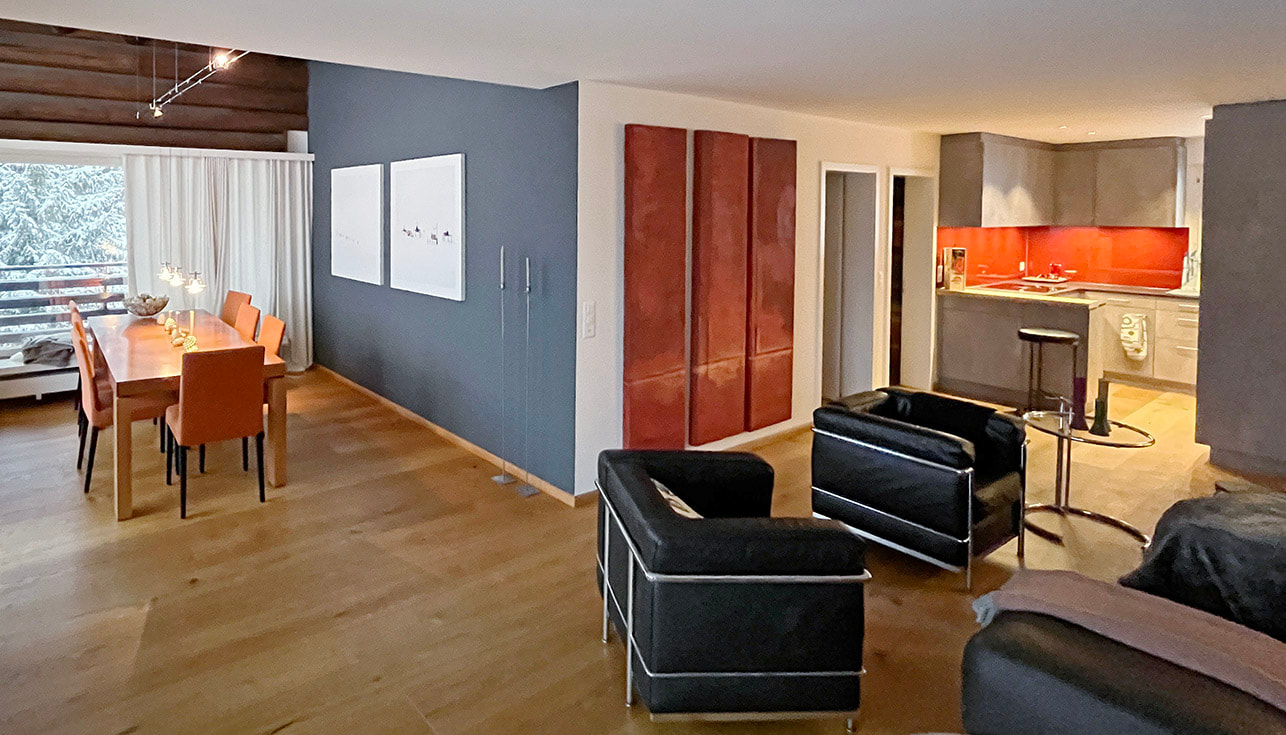 Bild Ferienhaus Davos Garderobe
