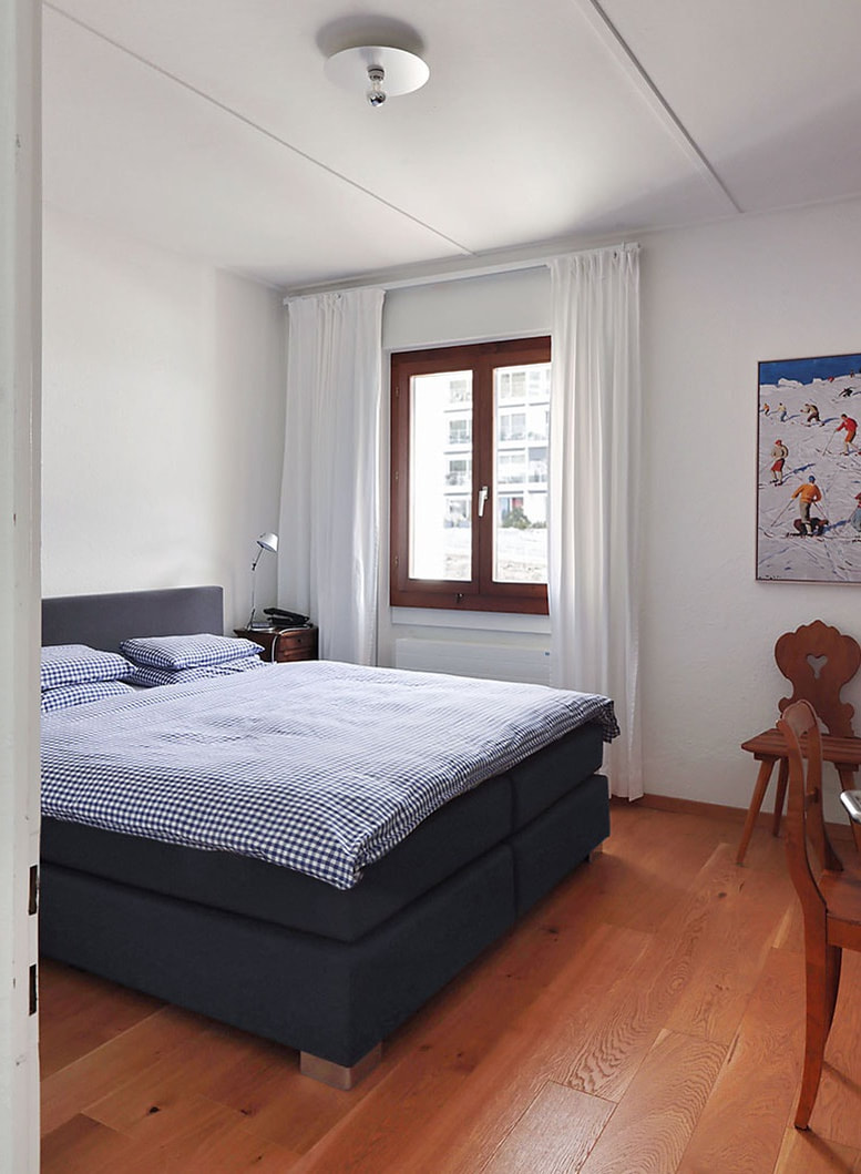 Bild Ferienhaus Davos Schlafzimmer